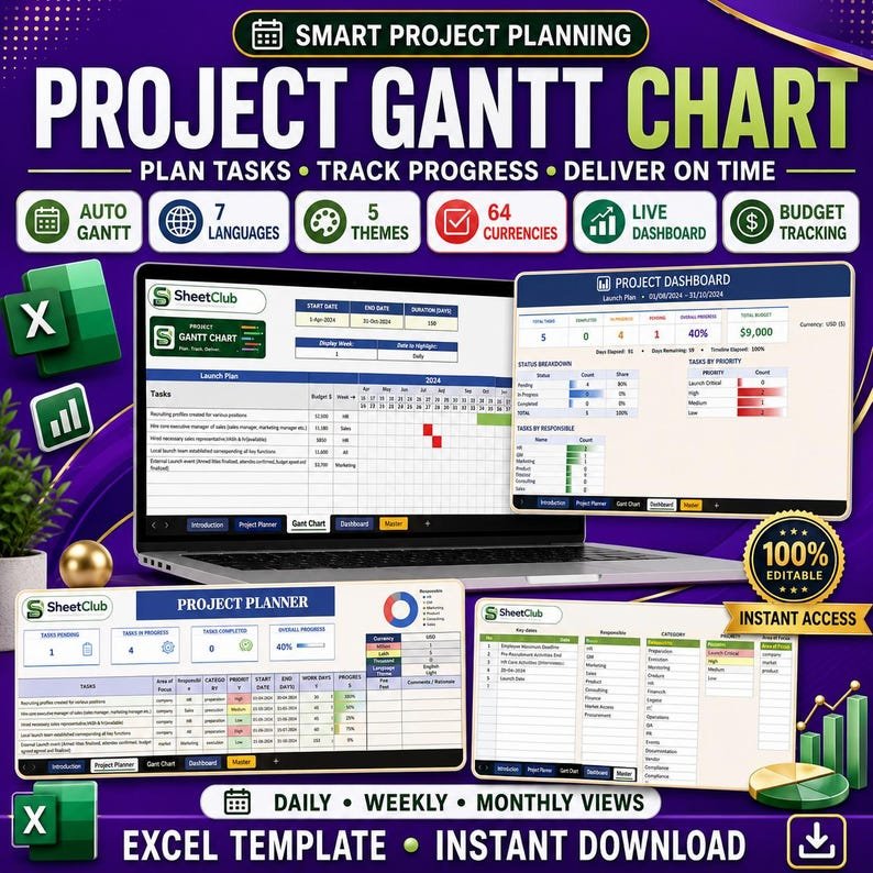 Gantt Chart Template