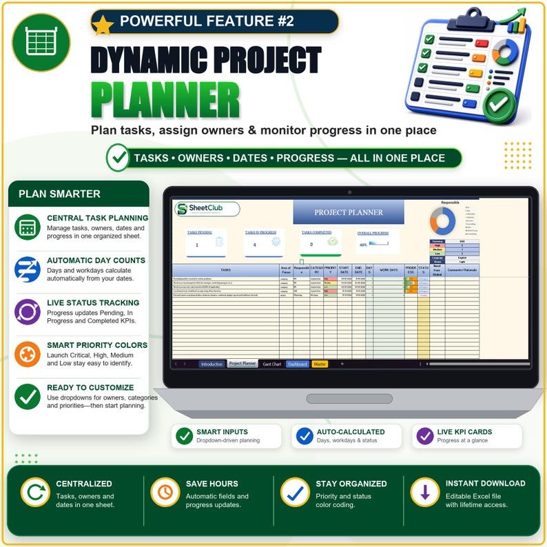 Gantt Chart Template - Image 6