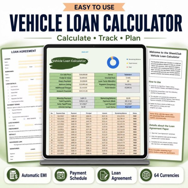 Vehicle Loan Calculator 1.0
