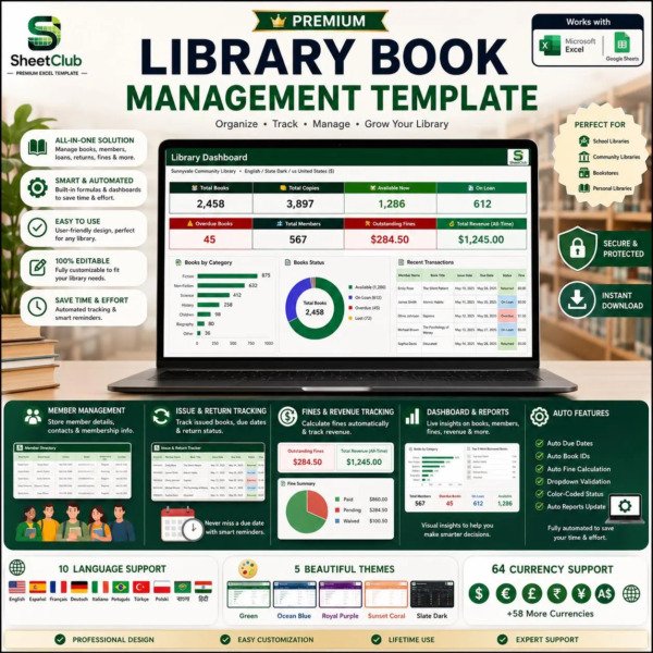 Library Management Template 1.0