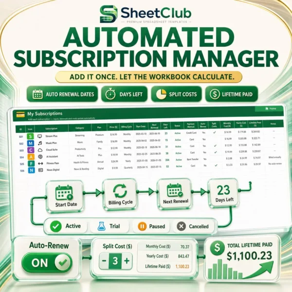 Subscription Tracker 2.0