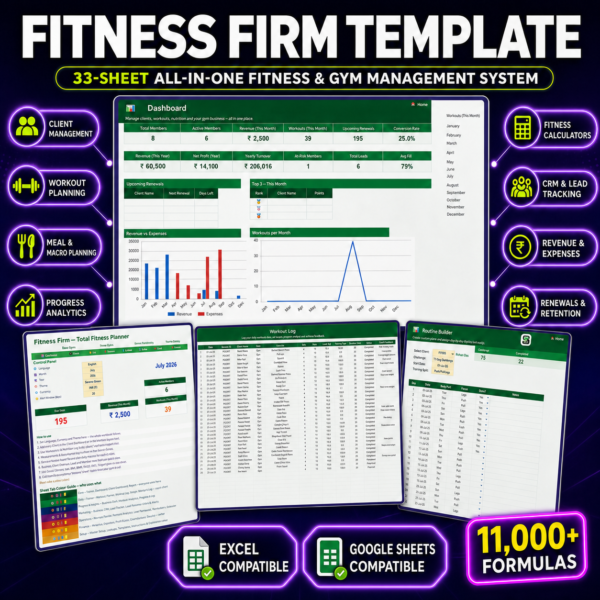 Fitness Firm Template