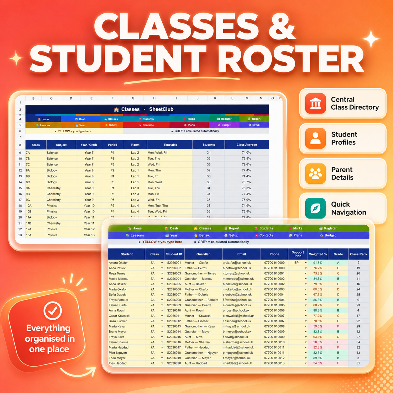 Teacher Planner & Gradebook - Image 8