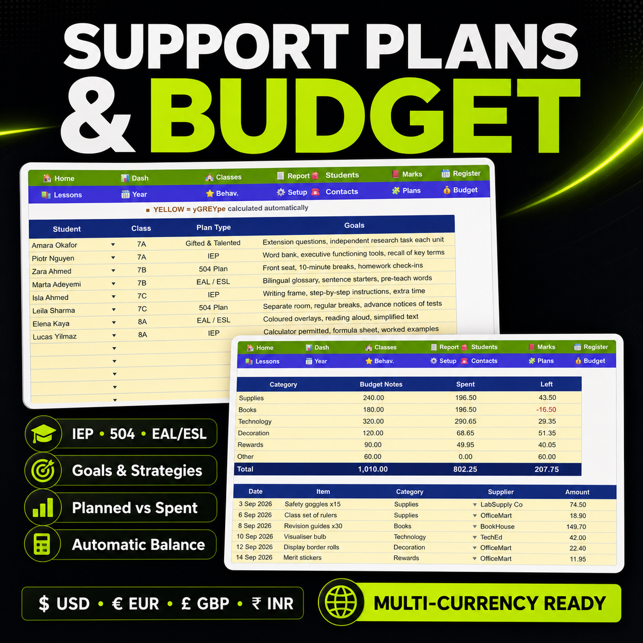 Teacher Planner & Gradebook - Image 13