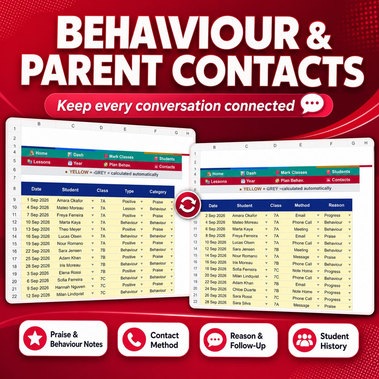 Teacher Planner & Gradebook - Image 4