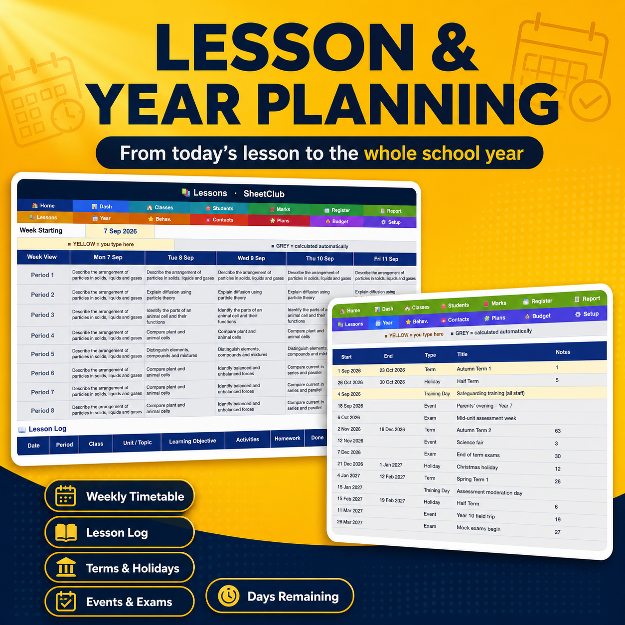 Teacher Planner & Gradebook - Image 10